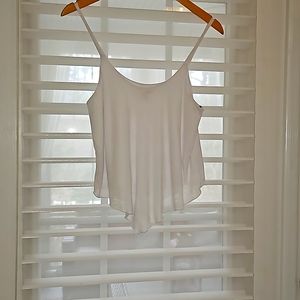 Guess white flowy top size S